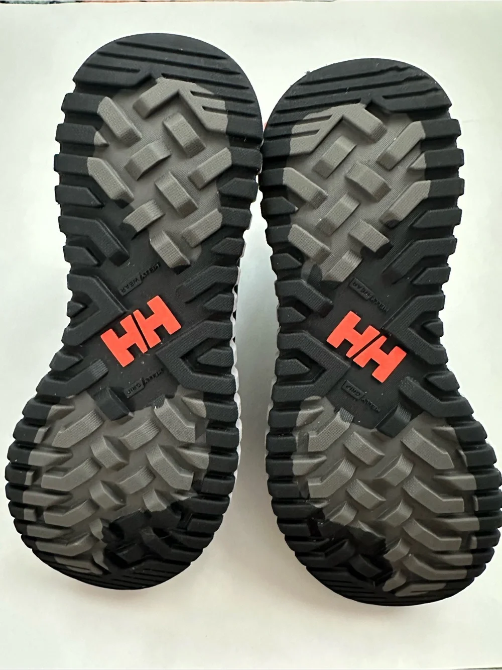 Helly Hansen Black and Gray Trail Boots with Coral Accents